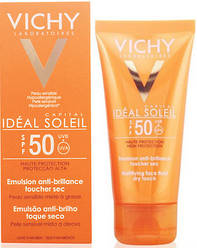 Сонцезахисна основа емульсія для обличчя Vichy Ideal Soleil Emulsion Anti-Brillance SPF 50+