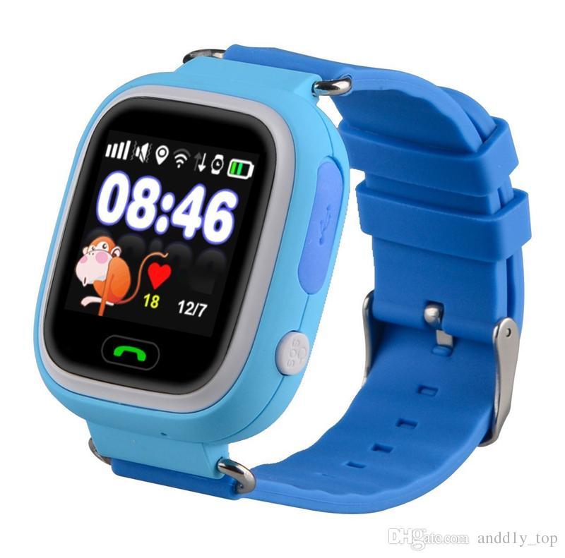 Дитячий смартгодинник з GPS Q90 Blue (Smart Watch) Розумний годинник