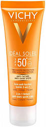 Сонцезахисний крем Vichy Ideal Soleil Anti-Dark Spots SPF50+ з тонуючим ефектом, проти пігментних плям