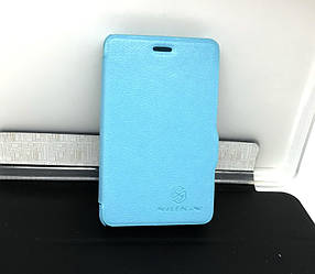 Чохол для Nokia Asha 501 книжка протиударний Nillkin блакитний