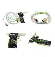 PCI IEEE 1394 3 (6 pin) + 1 (4 pin) fireware VIA