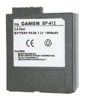 Аккумулятор Canon BP-412 (Digital)