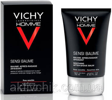 Бальзам після гоління для чоловіків Віші Vichy Homme Soothing After Shave Balm, фото 1
