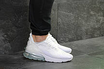Чоловічі літні кросівки Nike Air Max 270,білі, фото 2