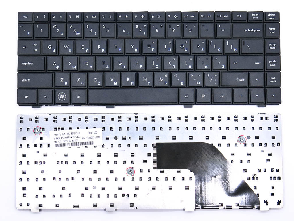 Клавіатура для ноутбука HP 320, 321, 325, 326, 420, 425, CQ320, CQ420