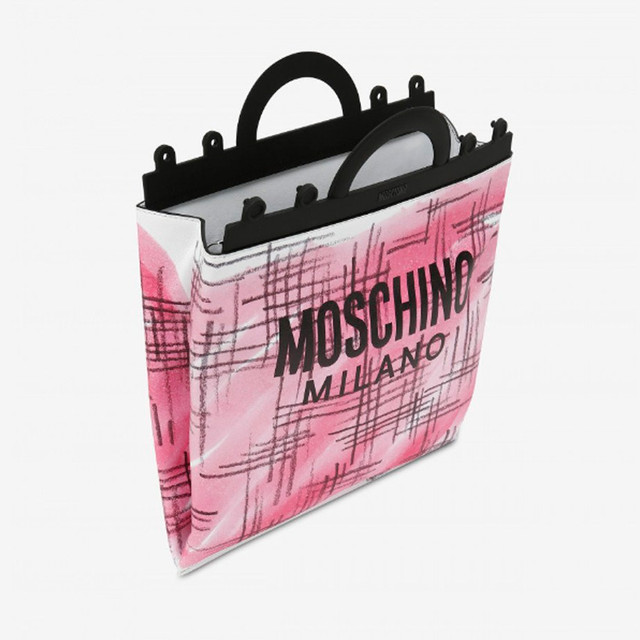 Жіноча сумочка для покупок Moschino Shopper Brushstroke Tweed