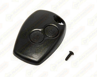 Корпус ключа з язичком, на 2 кнопки (тільки лицьова частина) на Renault Kangoo II 2008-> — DSP - 291005/1