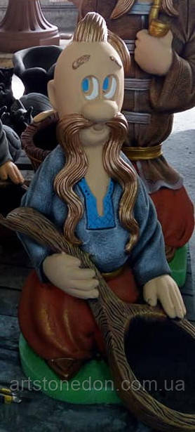 Вазон для квітів Козак 1 бетон 73 см, фото 1