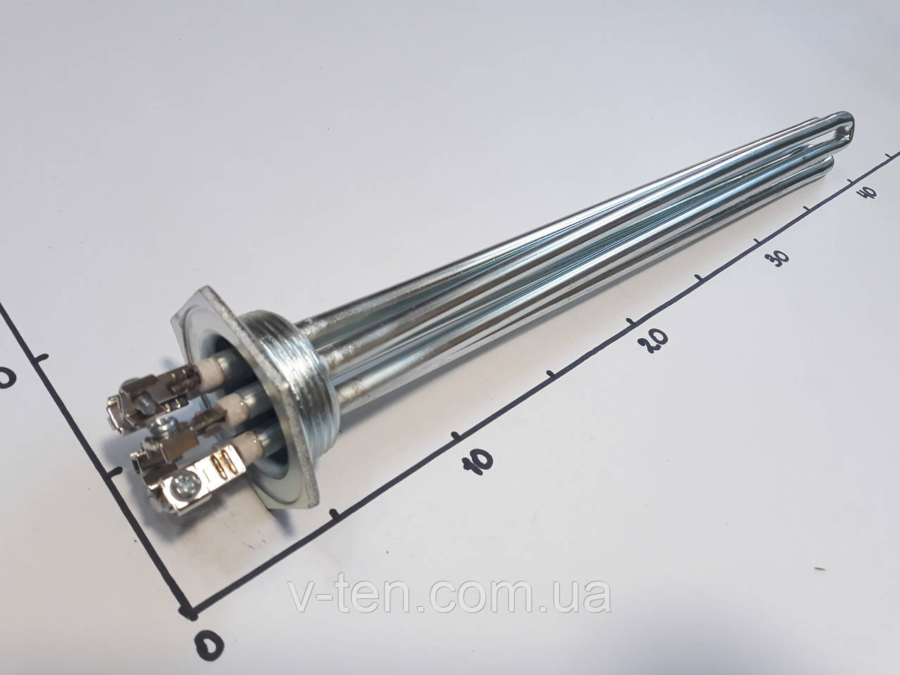 Блок ТЕНів 4500W з різьбою 1,5" БМЗ (Україна), фото 1