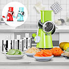 Овочерізка-мультислайсер-тертка для подрібнення овочів і фруктів ручна Kitchen Master ОПТ, фото 7
