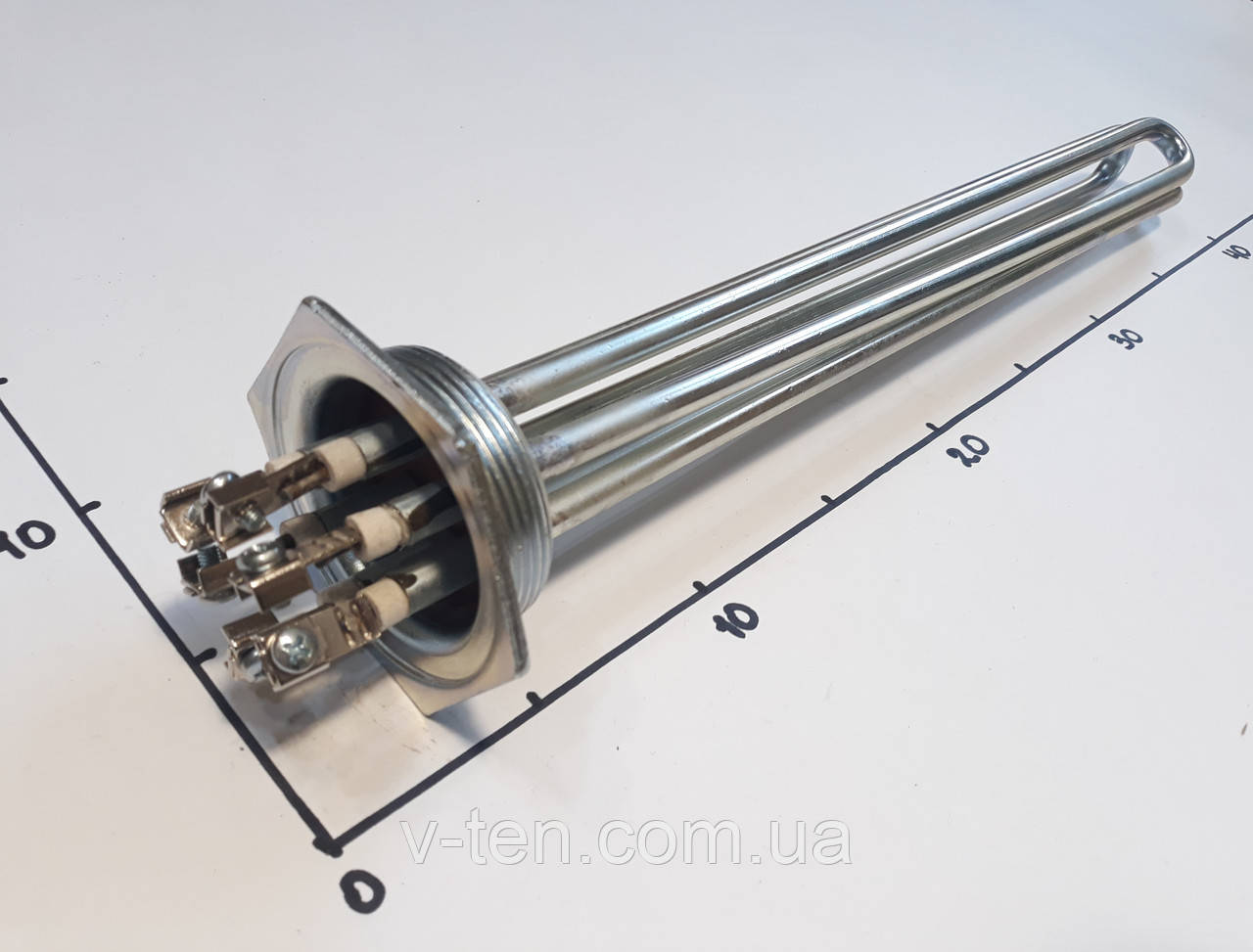 Блок ТЕНів 4500W з різьбою 2" БМЗ (Україна), фото 1