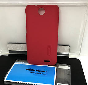 Чохол для Htc Desire 310 накладка Nillkin +плівка червоний