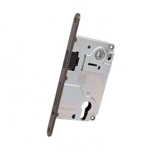 Дверний механізм (замок) для міжкімнатних дверей AGB Centro Focus PZ 85/50 Антична бронза, фото 1