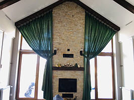 Шторы на петлях из тканей Comersan