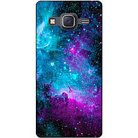 Силіконовий чохол бампер для Samsung J7 Galaxy J700 з малюнком Галактика