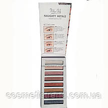 Палітра тіней для макіяжу Naughty Metals Pro.makeup Forme Only Eyeshadow Palette шиммер металік розпродажу, фото 3