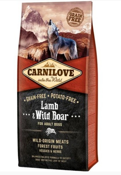 Корм для собак Carnilove Lamb & Wild Boar 12кг