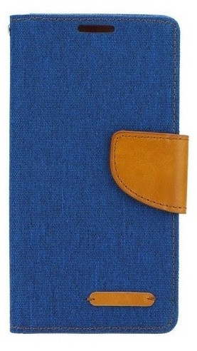 Чохол книжка універсальна 4.0" Goospery Canvas Diary Синя, фото 1