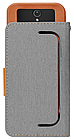 Чохол книжка універсальна 5.5" Goospery Canvas Diary Сіра, фото 2