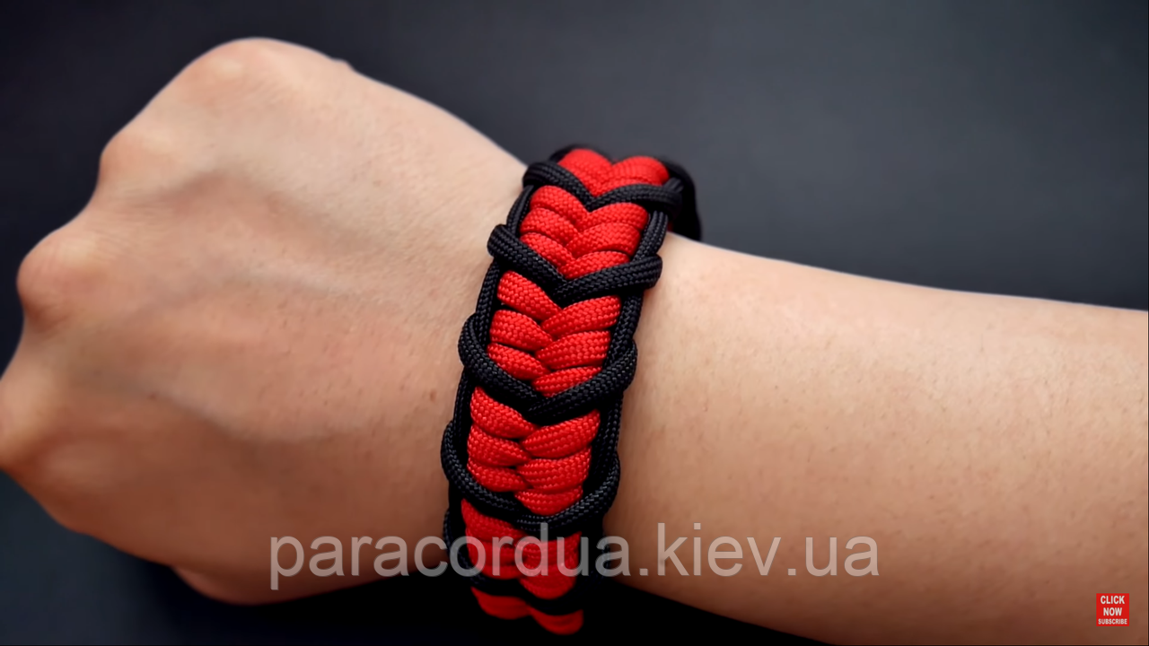 Браслет виживання з паракорда ,Deadpool 2 Framed Fishtail Belly