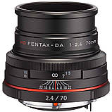 Об'єктив HD Pentax DA 70mm F/2.4 Limited Black/на складі, фото 2
