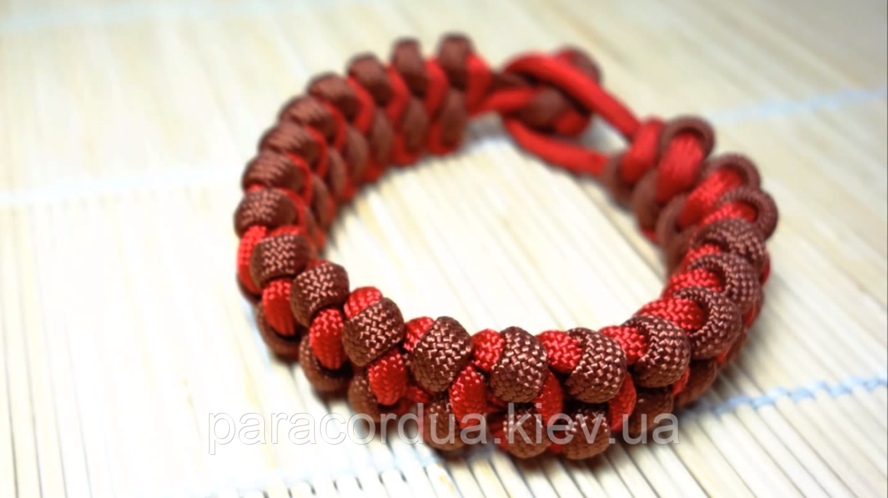 Браслет виживання з паракорда ,Emperor Snake Knot