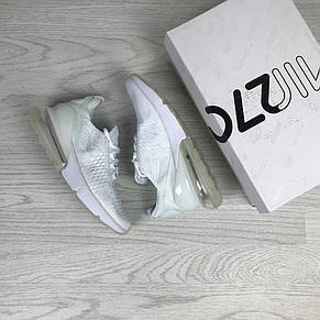 Весняні жіночі кросівки Nike Air Max 270,сітка,білі 36р, фото 2