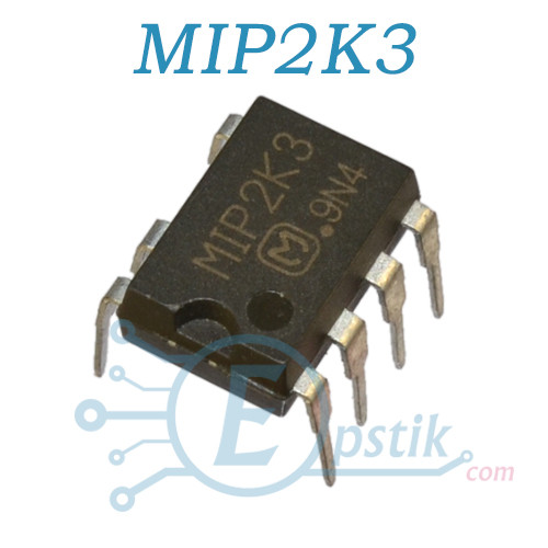 MIP2K3, AC-DC контролер живлення, 8W, DIP7