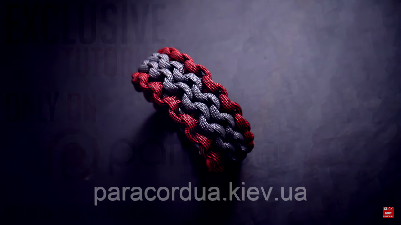 Браслет виживання з паракорда ,Hardcore Conquistador