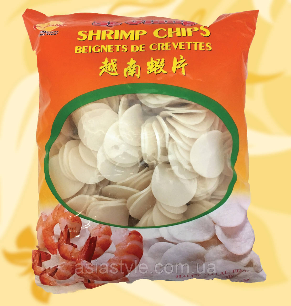 Чіпси креветкові, 35 мм, Sa Giang, 1 кг, 8% креветки, В`єтнам, АФ, фото 1