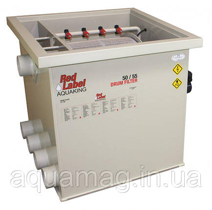 AquaKing Red Label Drum Filter 50/55 Барабанний фільтр для ставка, водойми, озера, ставка, кої, фото 1