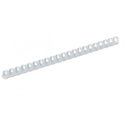 Пружина BUROMAX 0501-12 пластик. діам. 8мм біла (в уп100шт) (100)