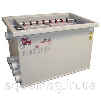 AquaKing Red Label Drum Filter 75/100 Барабанний фільтр для ставка, водойми, озера, ставка, кої, фото 2