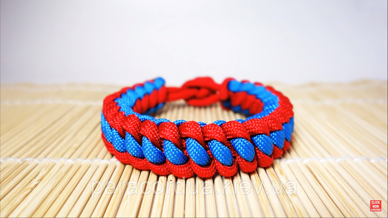 Браслет виживання з паракорда West Country Whipping