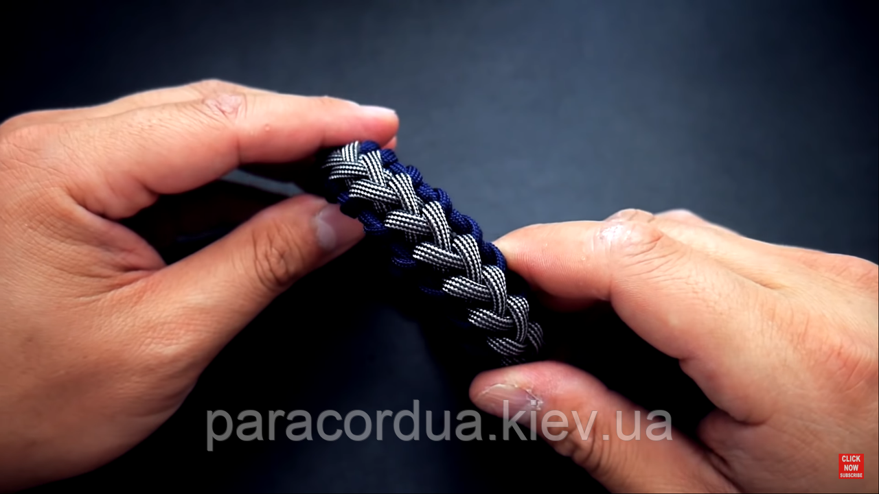 Браслет виживання з паракорда Widowmaker