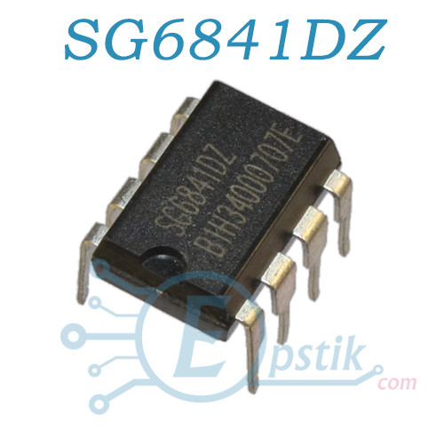 SG6841DZ, PWM контролер живлення, DIP8