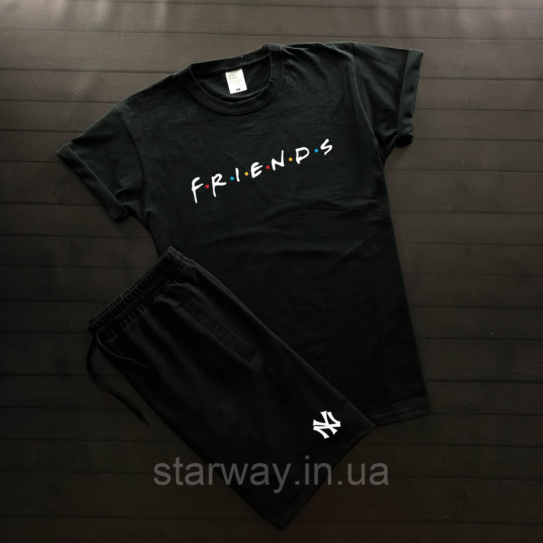 Комплект футболки та шорти NY  ⁇  friends logo