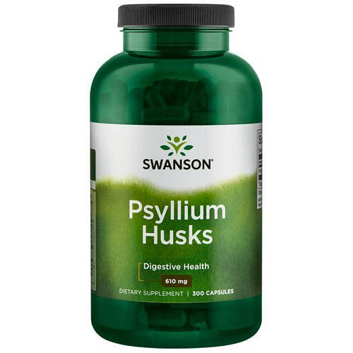 Swanson Psyllium Husks Клетчатка растворимая, пребиотик, слабительное ...