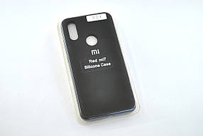 Чохол силіконовий для телефону Xiaomi Redmi 7 Silicone Orig Full №1 black