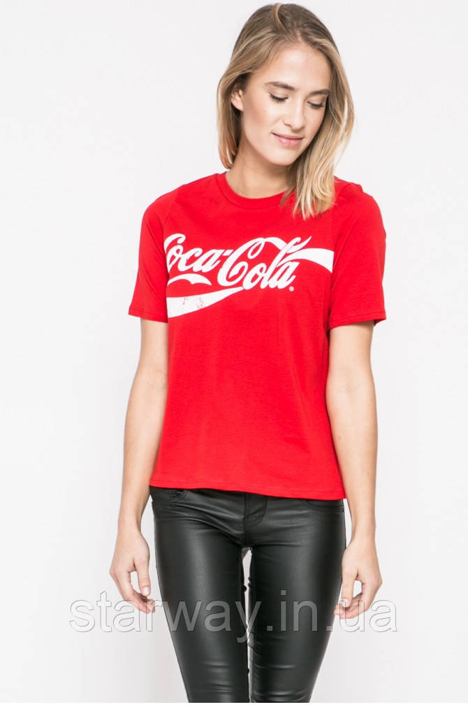 Жіноча стильна футболка | coca cola logo