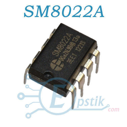 SM8022A, PWM контролер живлення, DIP8