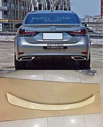 Спойлер багажника сабля Lexus GS 2018+ г.в. ABS пластик