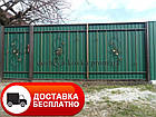 Ковані ворота з профнастилом, фото 2