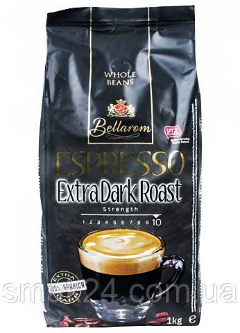 Кава в зернах Bellarom Espresso Extra Dark Roast 100% арабіка 1кг Німеччина