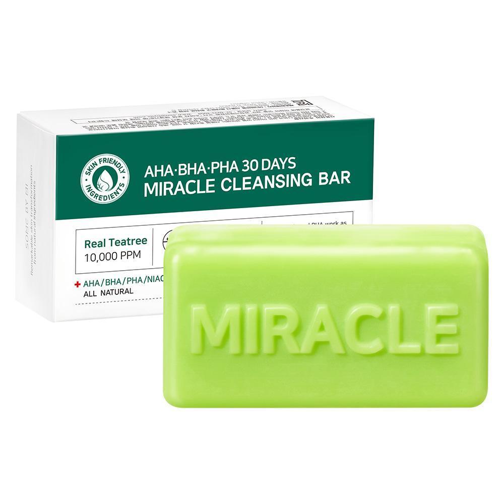 Очищающее мыло для проблемной кожи SOME BY MI AHA BHA PHA 30 Days Miracle - 95г