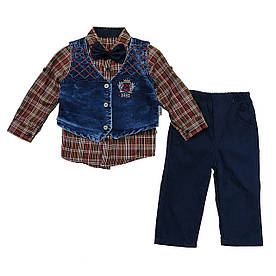 Костюм-трійка для хлопчика. 98 см