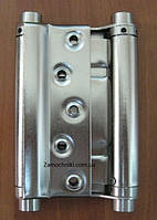 Петля двостороння 100х80мм МERT N29 сатин ковбойська, маятникова, барна