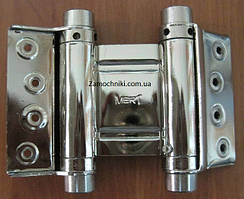 Петля двостороння 140х120мм МERT N33 сатин ковбойська, маятникова, барна