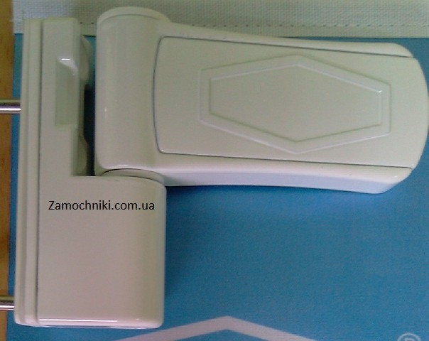 Петли Vorne 105 мм. для металлопластиковых дверей белая - фото 1 - id-p93968573