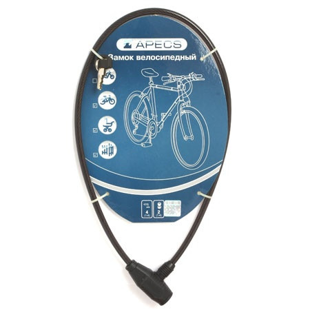 Замок велосипедного APECS PD-81-80CM